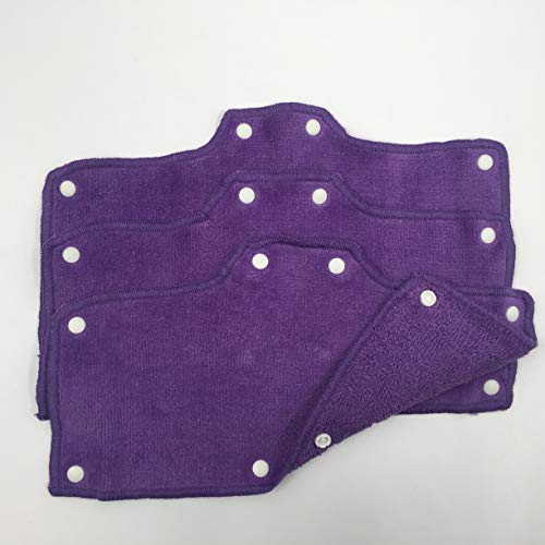 Naee Purple Sweatband For Hard Hat Washable Velvet Terry Cotton Hard Hat Liner Snap On (3, Purple) #TOP5