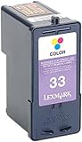 Kompatible Produkte: Lexmark 18CX033E 33 Tintenpatrone farbig Standardkapazität 11.5ml 250 Seiten
