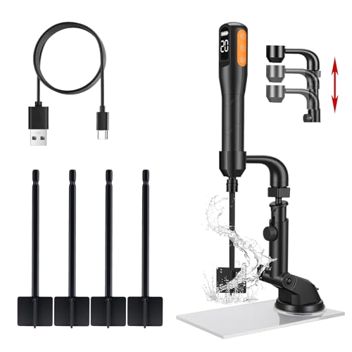 Keway Resin Mixer with Adjustable Stand Epoxy Resin Supplies Electric -3 Speeds & Smart Timer Minimize Bubbles Epoxy Resin Mixing Tools with 4 Paddles for DIY Crafts Jewelry Making Paint Silicone