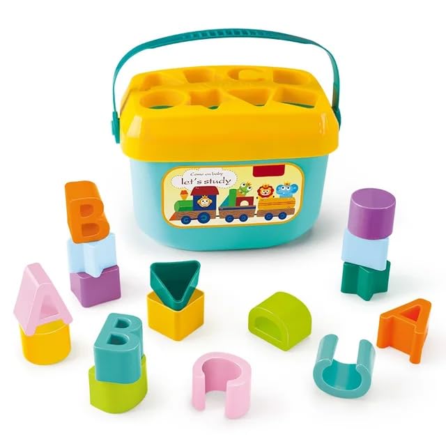 The Ng Art Baby Plastic First Block Shapes&Sorter, 16 Blocks, ABCD Blocks with Other Shapes, Toys for 6 Months to 2Years Old Toys for 1 Year Old Kids Toys for Kids Flash Cards for Kids Pack of 1 Set (B0CS6SKVGV) Amazon Price History, Amazon Price Tracker
