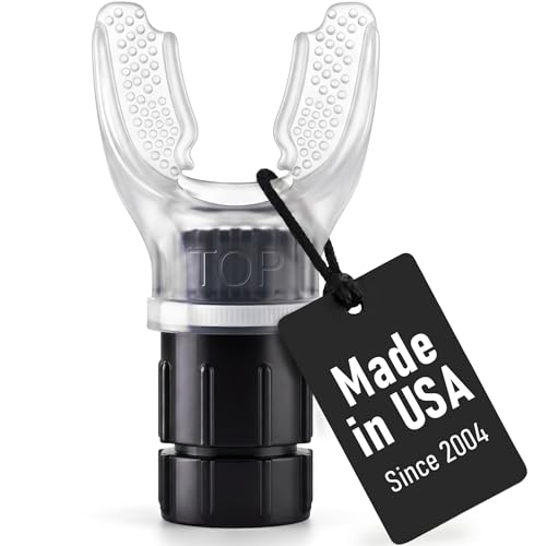 Expand-A-Lung | Breathing Exercise Fitness Trainer | Inspiratory Muscle Strength Tool | Breathe Easier with Stronger Lungs | Dual-Way Inhale-Exhale Adjustable Resistance Settings