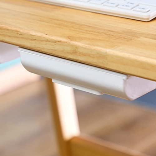 Plastics Under Desk Drawer Storage Case Self-Adhesive Durable Containers for Organizing with Free Screw Package… - Afbeelding 4