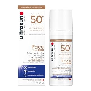 ultrasun 50+SPF Tinted Face, Honey 50 ml