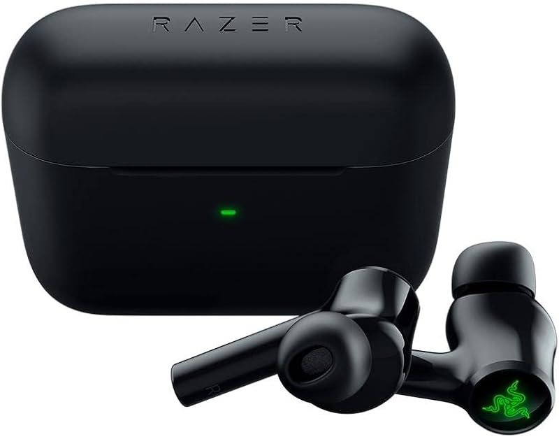 Auriculares para juegos Hammerhead True Wireless (2.ª generación) Bluetooth: Iluminación Chroma RGB -60 ms de baja latencia - Cancelación activa de ruido - Micrófonos duales con cancelación de ruido ambiental - Negro clásico