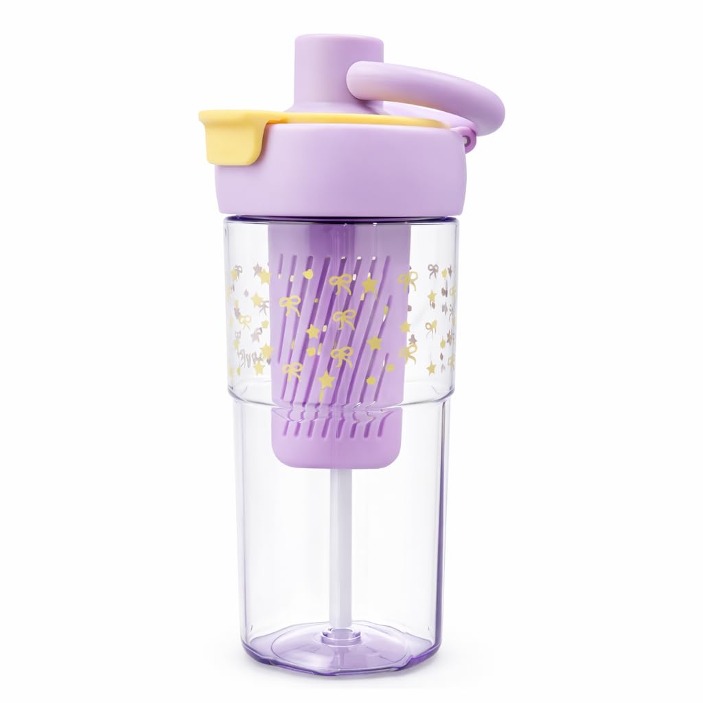 Vasukie 750ml Kids Water Bottle with Detachable Food Infuser | BPA-Free, Food Grade & Leakproof | Freezer & Fridge Safe | Durable & Stylish School Bottle (Star Bottle)