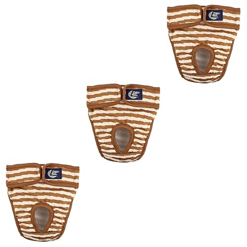 Mipcase 3 Peças De Lingerie Roupas Para Cachorros Fraldas Laváveis ​​Para Cachorros Fraldas Para Cac