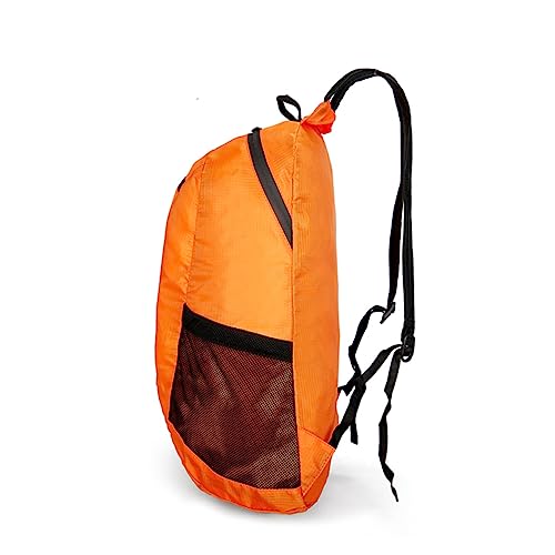 Mochila deportiva impermeable YARNOW ligera y plegable naranja miniatura 7