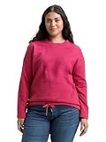 TOM TAILOR Damen 1050741 Plus Size-Loose Fit Sweatshirt, 15234-Cherry Granita, 54