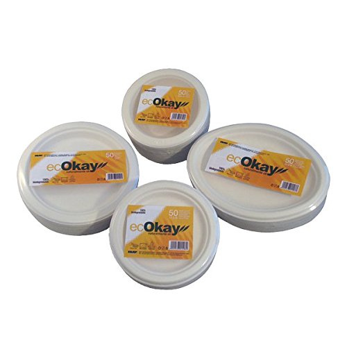 Dopla 50 Platos Llanos Ã ¸ 22 cm  Linea ecokay