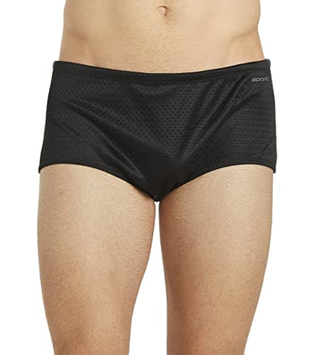 Sporti Fato de treino de malha, Preto/Carvão, 40