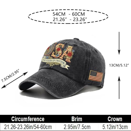 Gorra vintage temática 250 aniversario USA miniatura 3