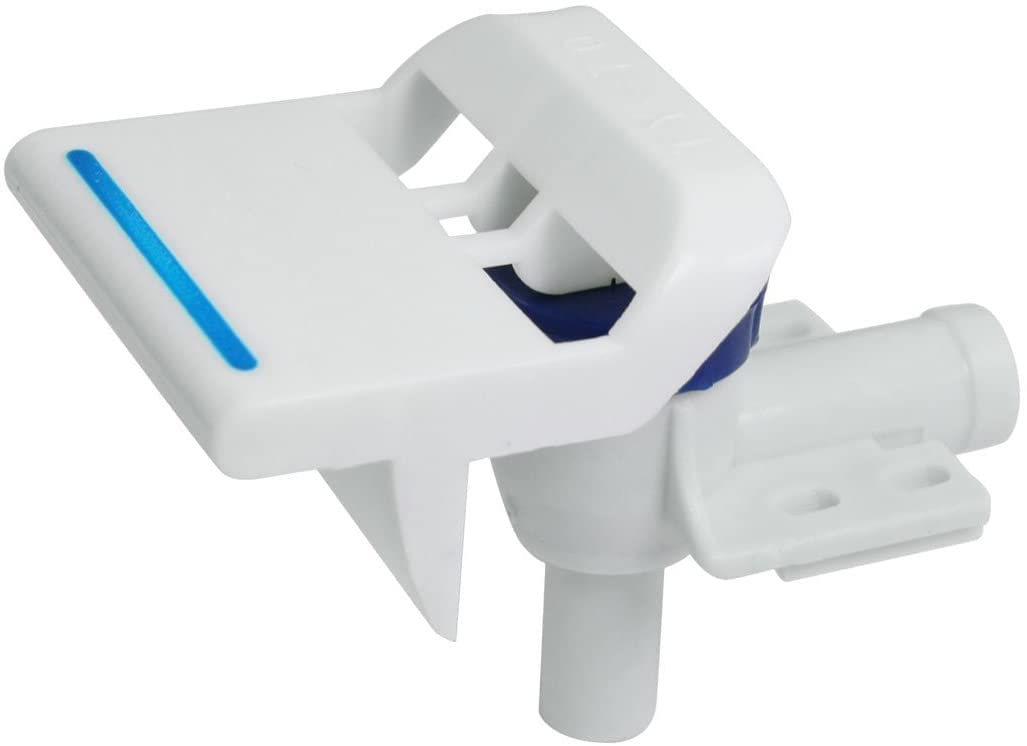 EuisdanAA Plastic Home Water Dispenser Tap Faucet with 17/32" Dia Inlet, White(Dispensador de agua de plástico para el hogar, grifo con entrada de 17/32 de diámetro, color blanco