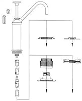 Vista 2 de Zep Bomba de pistón dispensadora de polipropileno modelo 50 F65901 (1 bomba)