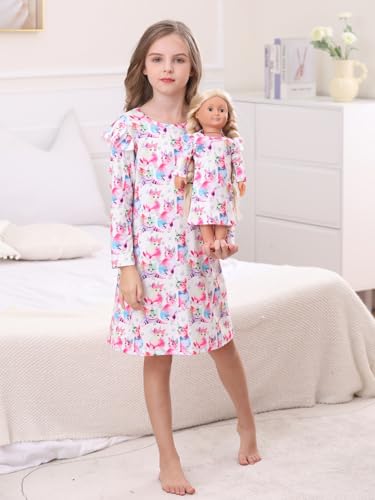 Bow Dream Toddler Girls Casual Party Dress Cute Cartoon Kids Dress Party Birthday White Cat4