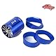 lvifloae Auto Ansaugung Turbolader Zwillingslfter autotuning Zwillingsturbo Ansaugung kraftstoffsparender Lfter Supercharger f1-z Autotuningteile fr Autotuning Reparaturteile