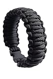 EbL-1 Paracord Survival Bracelet King Cobra Style - With Side Release Buckle - Handmade, One Size, N