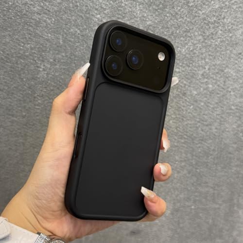 Protection antichoc iPhone 17 Pro coque mate orange translucide