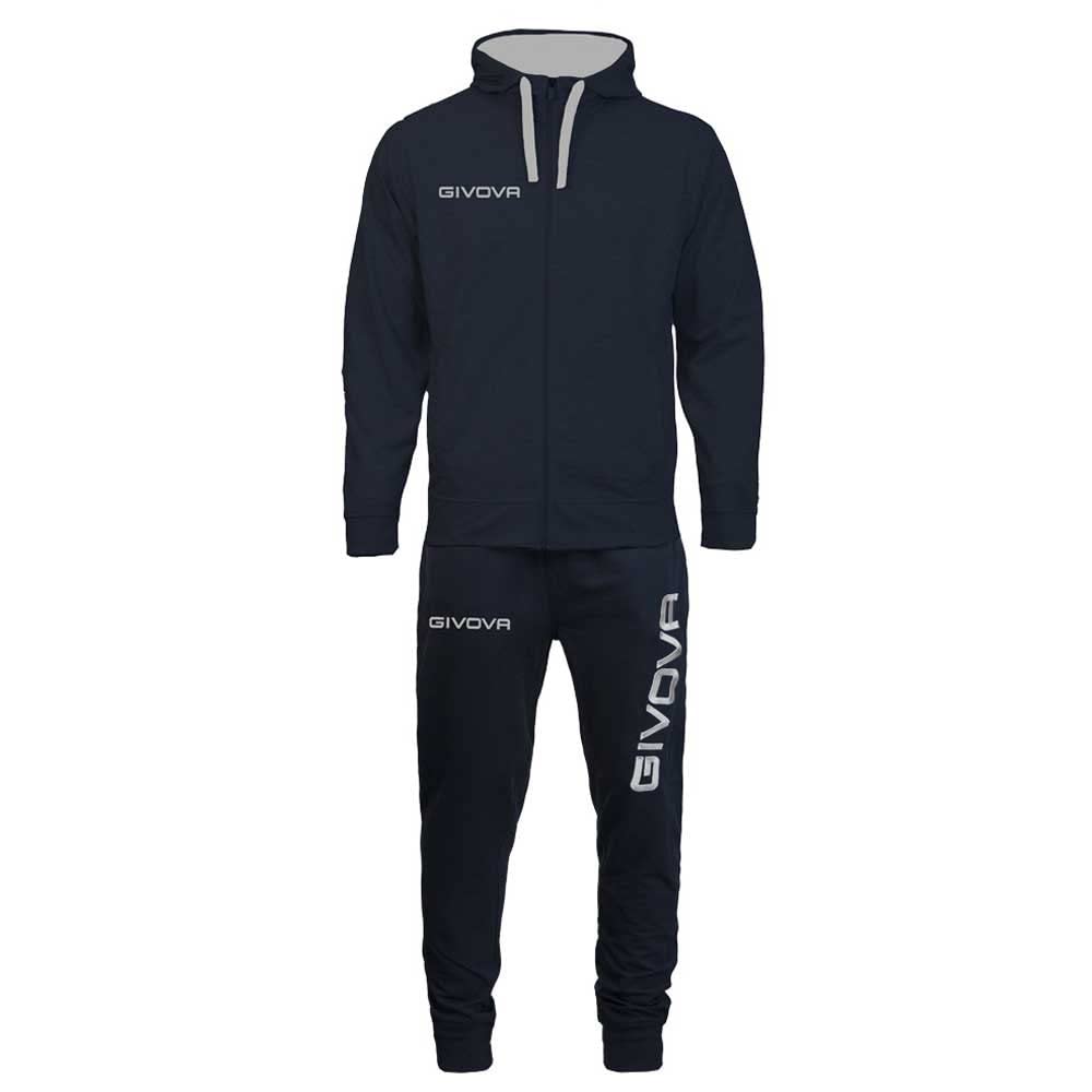 Givova, suit poker, blue/blue, XS