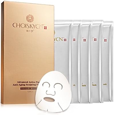 Advanced Active Peptide Anti-Aging Sculpting Face Mask 5PCS