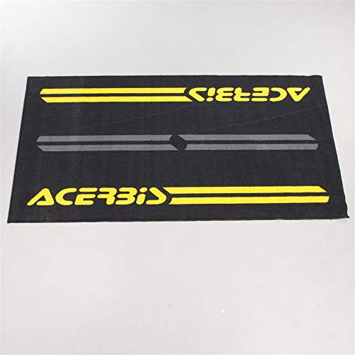 Acerbis 0021696.318 Moto Tapis, 100cm x 200cm, Nero/Jaune