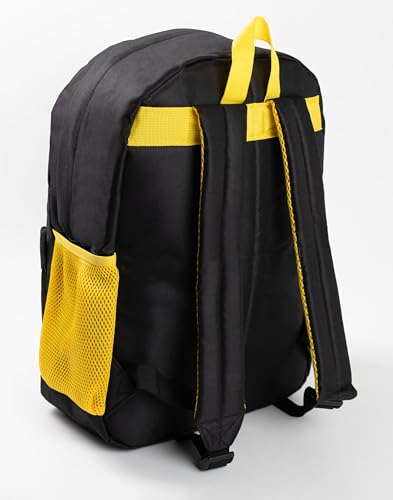 Nirvana Unisex Black Logo Backpack | Durable Fabric with Front Pocket & Side Mesh Pockets Bag Music Band Merch3