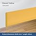 Baseboard Wall Stickers for Sill, Door Frame and Wall Waist Line Decorative Trim, 200cm x 8cm, Compatible with Corners, for Easy Cut to Size（Yellow）