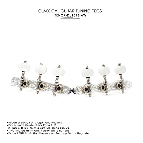 image for Tenor Guitar Place DJ101S-AW TENOR Classical Guitar Tuners