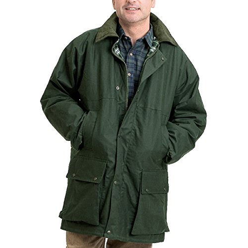 Chaqueta con forro de cera acolchada y cordón Verde verde Medium