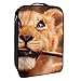 Scatola portaoggetti per scarpe da viaggio e uso quotidiano Leone con bastone in bocca Borsa organizer portatile impermeabile fino a 12 metri con doppia cerniera 4 tasche