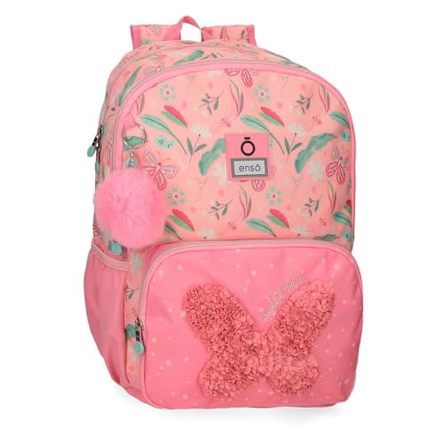 Enso Beautiful Nature Mochila Escolar Adaptable a Carro Rosa 32x44x17 cms Poliéster 23,94L