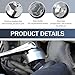 getfay Pack-1 Automotive 32mm Cap-type Filter Wrench, 6 Point Steel Low Profile Drive Socket Wrench Accessories, 3/8