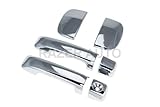 Razer Auto 2007-2014 TOYOTA TUNDRA DOUBLE CAB CHROME DOOR HANDLE COVER 4D W/O PASS KEYHOLE