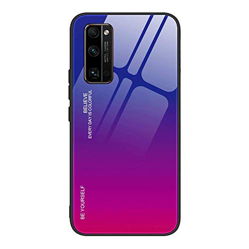Custodia® Gradient Color Anti-Arañazos Vaso Funda Compatible para Huawei Honor 30 Pro (4)