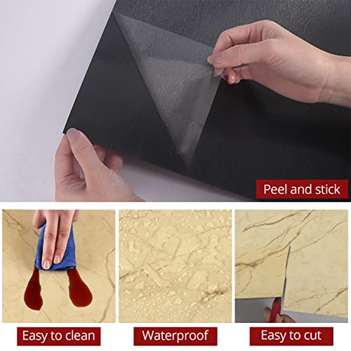 Westick Waterproof Peel And Stick Floor Tile 20 Pcs Bathroom Floor Tiles Bedroom Peel And Stick Tiles For Floor Kitchen Vinyl Flooring Tiles For Living Room Camper Playroom Basement Garage 12" X 12" #TOP3