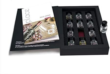 TASTERPLACE - Aroma Set Red Wine – English – for Sommeliers – for Wine Lovers – Tasting tool