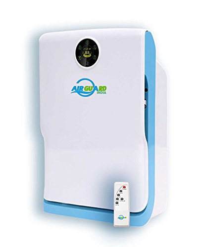 AIRGUARD India Zephyr Flow AG-02 Air Purifier (Silver) + HEPA Filter Air Purifier with Remote Control