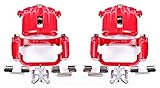 Power Stop Rear S4854 Pair of High-Temp Red Powder Coated Calipers For Cadillac DTS, Cadillac DeVille, Silverado 1500, Silverado 1500 Clas, Sierra 1500, Sierra 1500 Cla [Model Specific]
