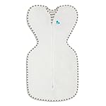 Love to Dream Swaddle UP, Organic Cotton, Baby Sleep Sack, Self-Soothing Swaddles for Newborns, Get Longer Sleep, Snug Fit Helps Calm Startle Reflex, Newborn Essentials for Baby, Cream
