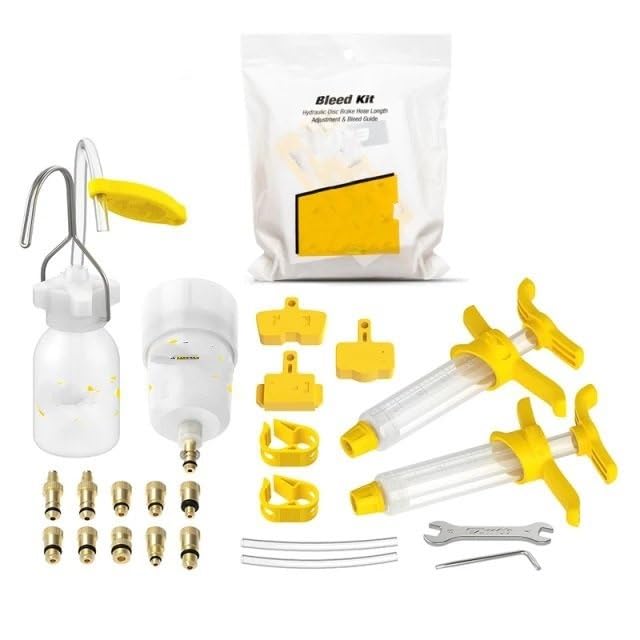 Bike Repair Tool Kit Kit di spurgo dell'olio per Freni a Disco Idraulici per Bicicletta, Strumenti per la Riparazione dei Freni della Bici da Corsa MTB Attrezzi Bici(5)