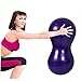 LIOOBO Yoga Peanut Ball 45x90cm Inflator Thicken Fitness Ball Safe for All Ages
