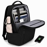 Mochila Executiva Slim para Notebook 15,6' Impermeável Antifurto Reforçada com Porta USB Unissex para Trabalho Faculdade Escola e Viagem