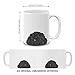 MUGBREW Black Toy Poodle Ceramic Coffee Mug Tea Cup, 11 OZ