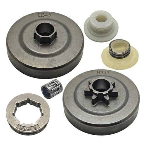 Kit tambour d'embrayage et vis sans fin haute résistance pour tronçonneuse 445 et 450E