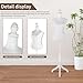 HOMBOUR Female Mannequin Body, Sewing Mannequin Torso Dress Form, Adjustable Mannequin with Stand for Display Dressmaker (White)