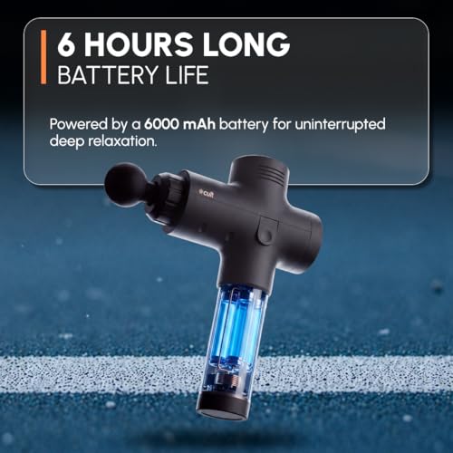 Image of Cult TORQ X Massage Gun for Deep Tissue Muscle Recovery | BLDC Motor, 10mm Amplitude, 6 Speed Levels, 6 Massage Heads, 6-Hour Battery | Pain Relief Massager for Hybrid Athletes, Runners & Fitness Enthusiasts, Blue