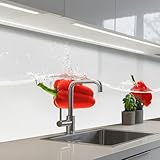 📐 ADAPTABLE SUR MESURE: D’une épaisseur de 2,5 mm, la crédence est disponible en plusieurs hauteurs et longueurs. Si elle ne correspond pas exactement à vos dimensions, elle peut être découpée facilement pour une solution personnalisée et sur mesure.