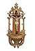 Deco 89 Wall Plaque Cross Solid Brass Crucifix Beautiful Jesus Gold