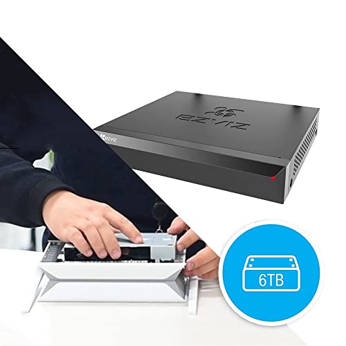 Ezviz x5s-4 poe nvr 4ch poe fhd. hdd non incluso