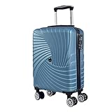 WYDEAZ Maleta de Cabina 50X33X20 ABS (36L) Ruedas Desmontables giratorias Cierre numérico Candado incrustado 18 Pulgadas Equipaje de Mano (Jade, XS)