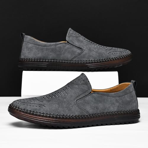 Men's Breathable Loafers, Comfortable Casual Shoes -Great for Street Style, Weekend Trips & Daily Commute2